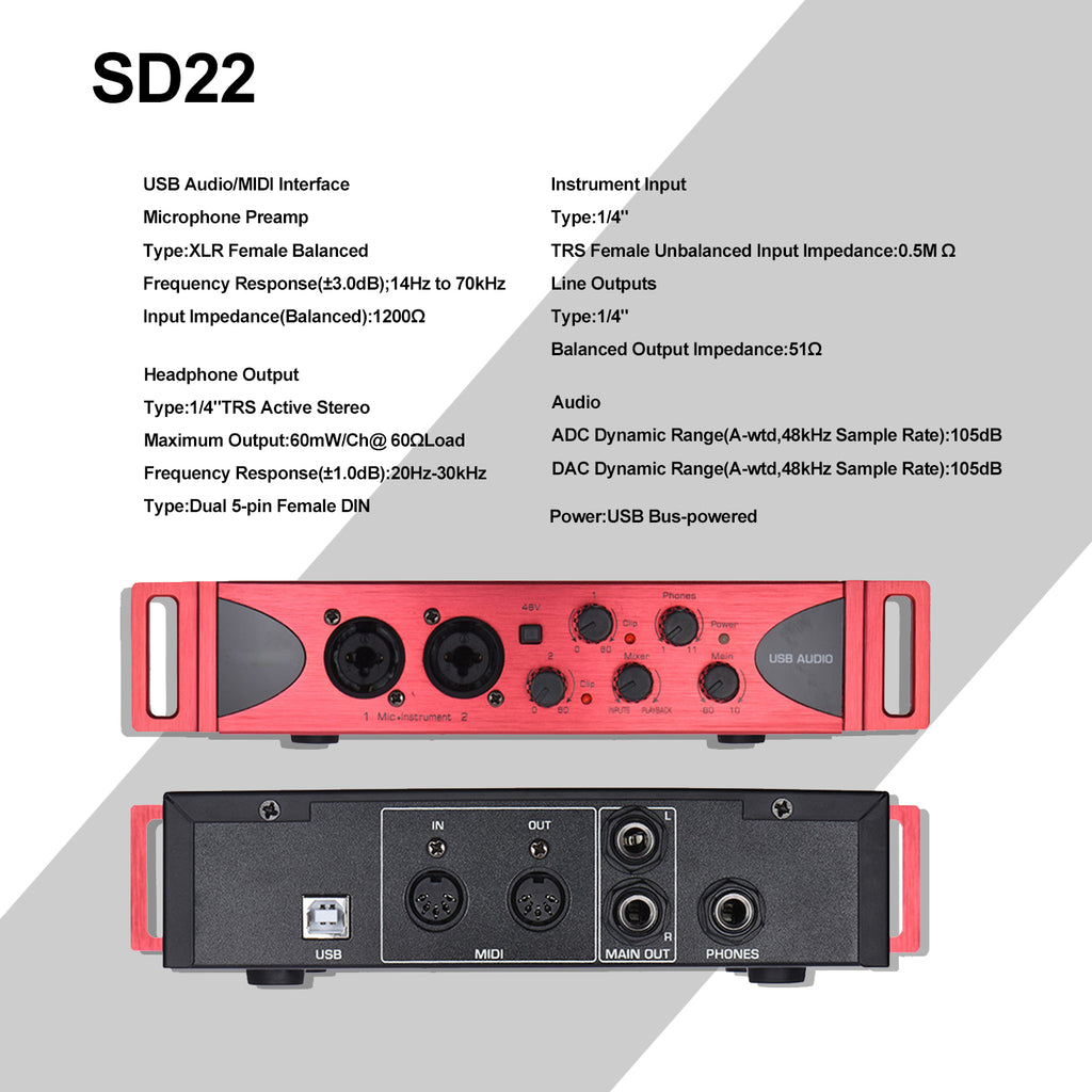 USB Sound SD22 — Sound to Light